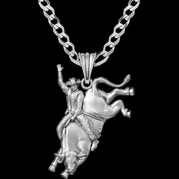 Bull Rider Pendant